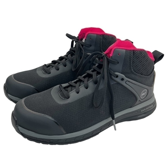 Timberland Pro Women’s Drivetrain Mid Composite Safety Toe ESD Work Boots - Picture 6 of 16